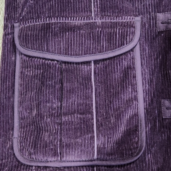 𝅺Size M L.L.Bean Corduroy Jacket Eggplant color Lightly Insulated - Picture 10 of 15